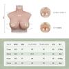 KUMIHO Silicone Artificial Fake Crossdressing Upgraded 8th Structural Reinforced for Become a C Skin Air Bladder Silicone Filling Breasts, Breasts,