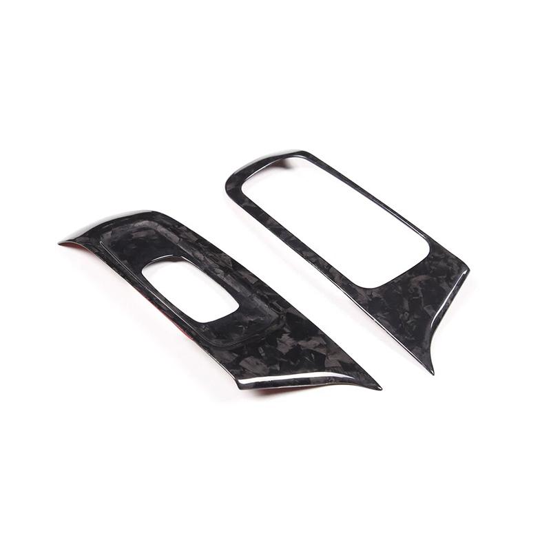 For Porsche 718 981 2016-2023 911 991 2012-2018 Real Carbon Fiber Car Window Lift Frame Dry Carbon Fiber Interior Accessories