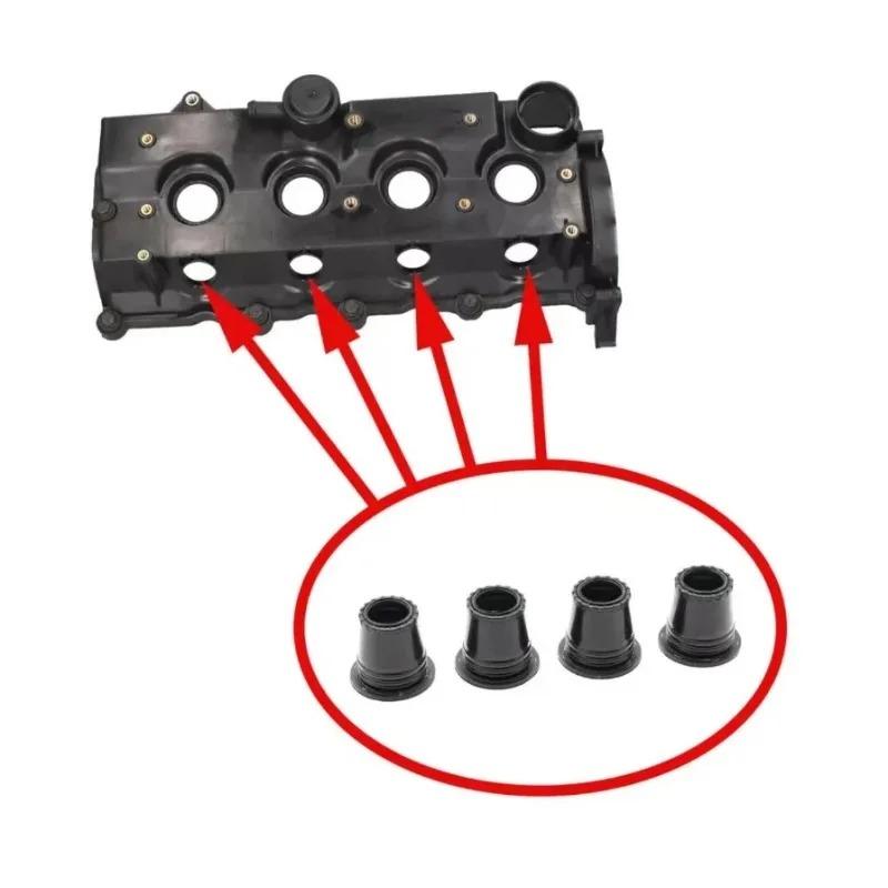 4 Pezzi Guarnizioni Superiori in Gomma per Iniettori Carburante Diesel di Auto Ricambi Auto OE 97376304 per Astra H/J Mk5 Mk6 Corsa D Mokka 1.7 CDTI