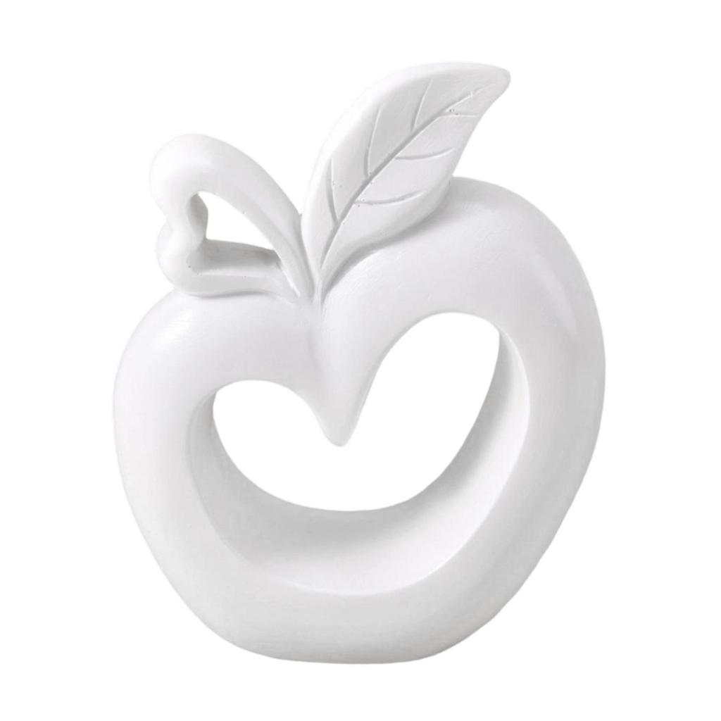 Resin Apple Statue, Decorative Figure, Modern Christmas Gift, Sculpture, Table