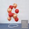 Plastic Balloon Support Holder White Balloon Stand Set Durable Party Balloon Holder  Birthday Party