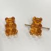 Set of 10 DIY Jewelry Supplies Bear Pendants Bear Jewelry Making Part Acrylic Material for DIY Bracelet Bangle Necklaces