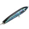 Fish Lure Abalone Shell Fishing Bait Wooden Crankbait for Tuna Grouper Billbirds Sea Bream 23x3.5cm