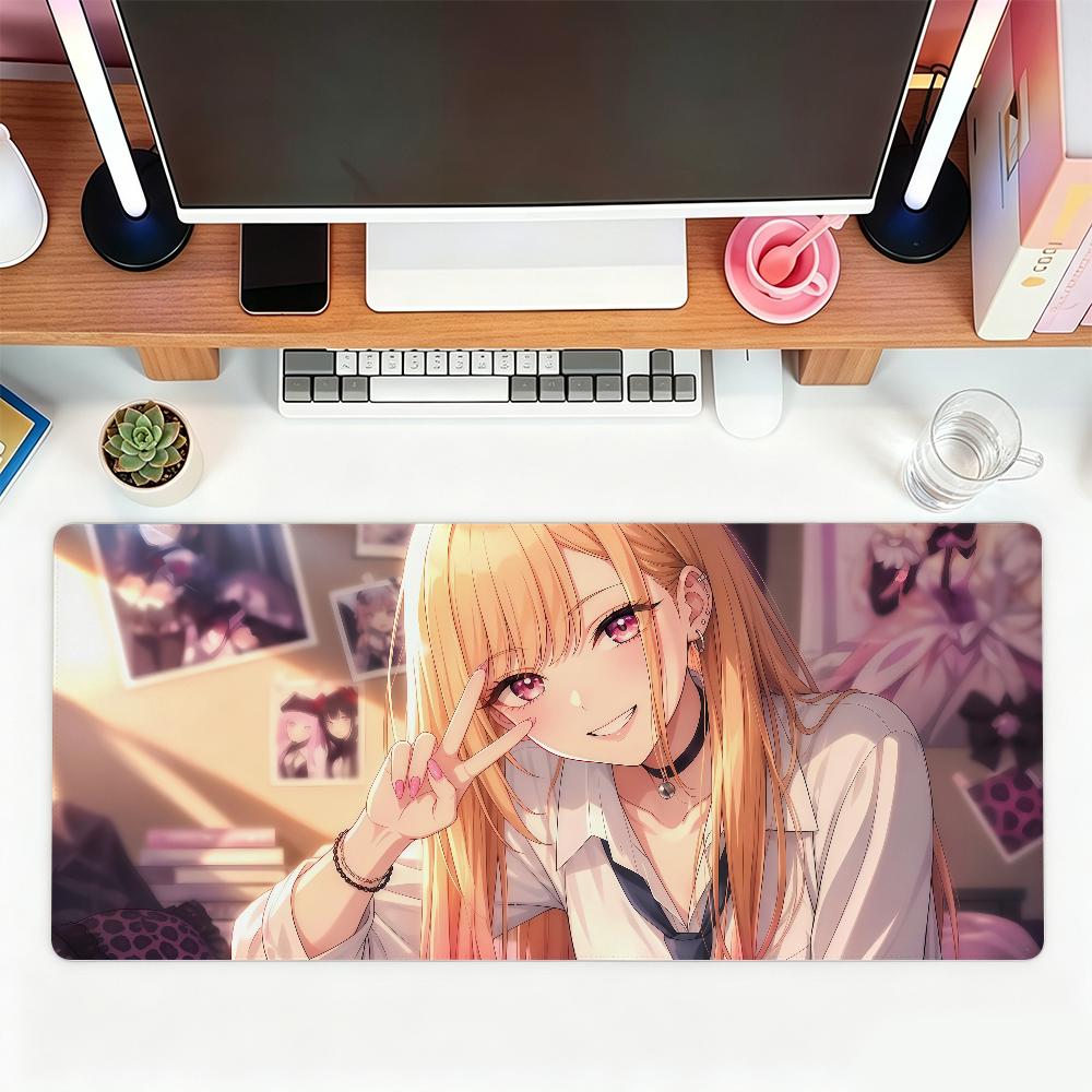 Tappetino per Mouse Anime Marin Kitagawa per Ufficio, Gaming e Tastiere Antiscivolo Grande Impermeabile