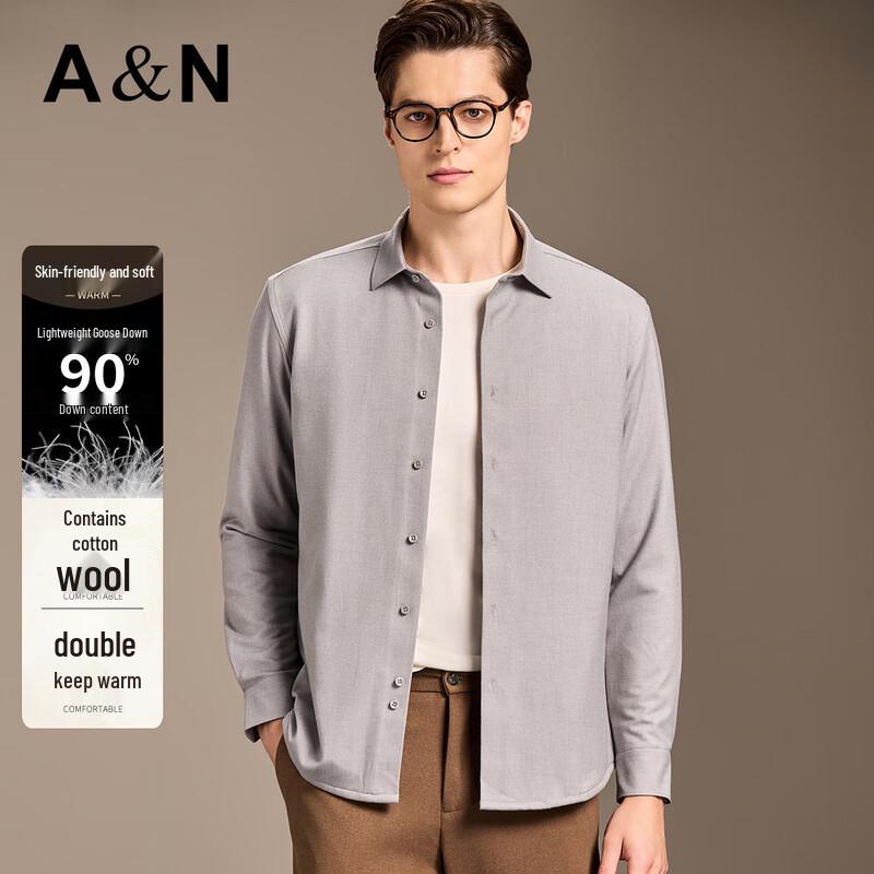 Antonio Men s Padded Long-Sleeve Casual Shirt 44