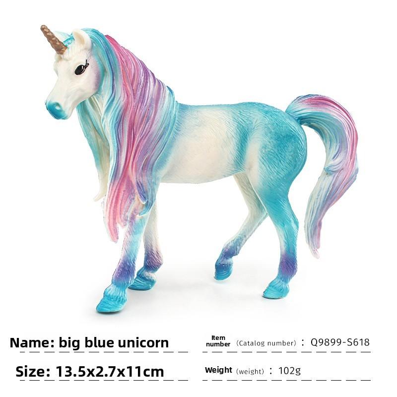 Unicorn Figurine Collectible Pvc Model For Kids Fantasy Animal Decor Play Toy