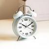 4 Inch Student Alarm Clock Metal Frame Silent Table Clock Twin Bell Loud Alarm Clock  Students