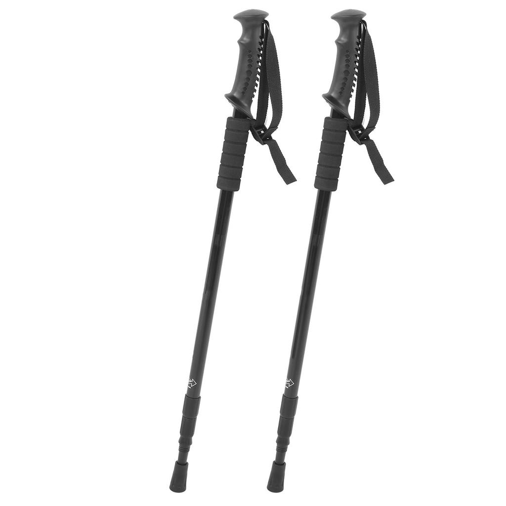Outdoor Aluminum Alloy Walking Sticks AntiSlip Hiking Climbing Trekking Poles Kit