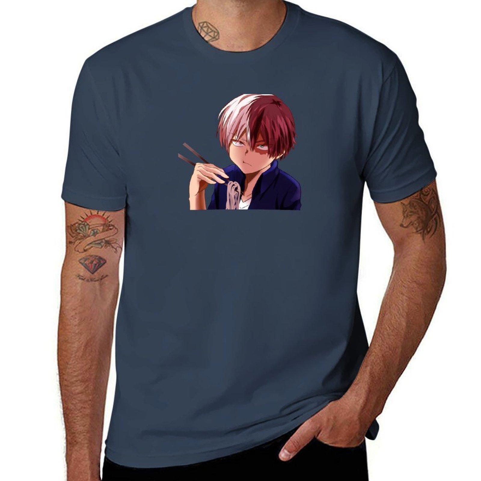 Shoto Todoroki Unisexga Tshirt Antifade Casual Tee Shirt S