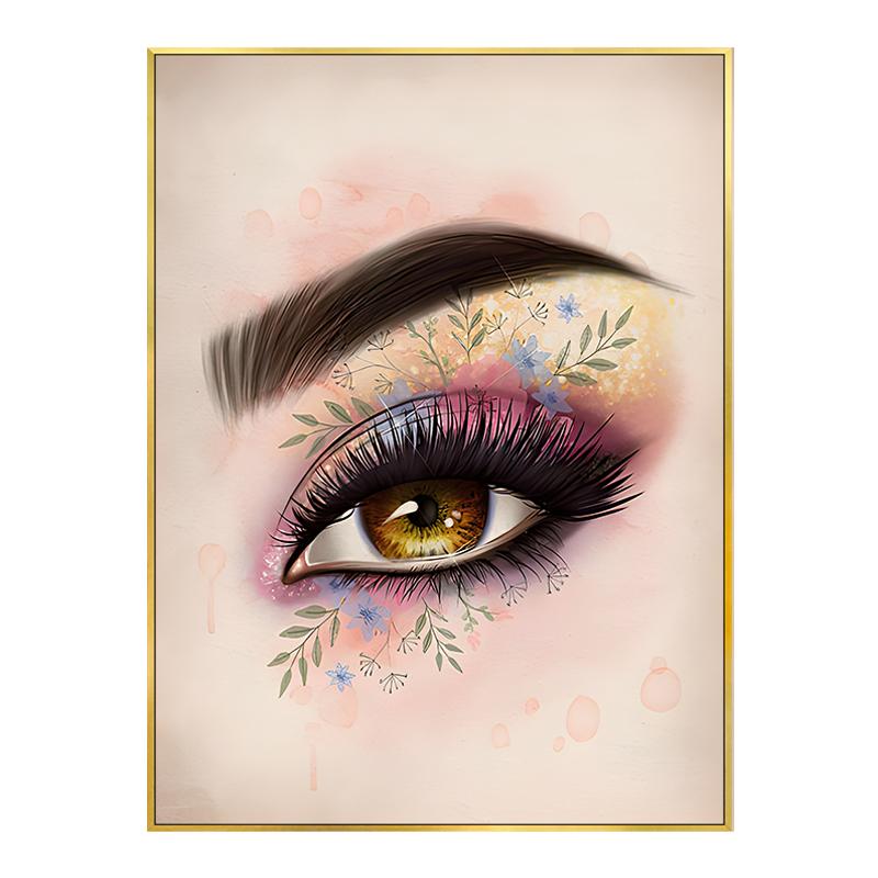 

Модный постер для макияжа, салон красоты, декоративные картины для ногтей, принты, скандинавский холст, настенные художественные фотографии, украшение для дома для девушки, спальни 21x30cm No Framed