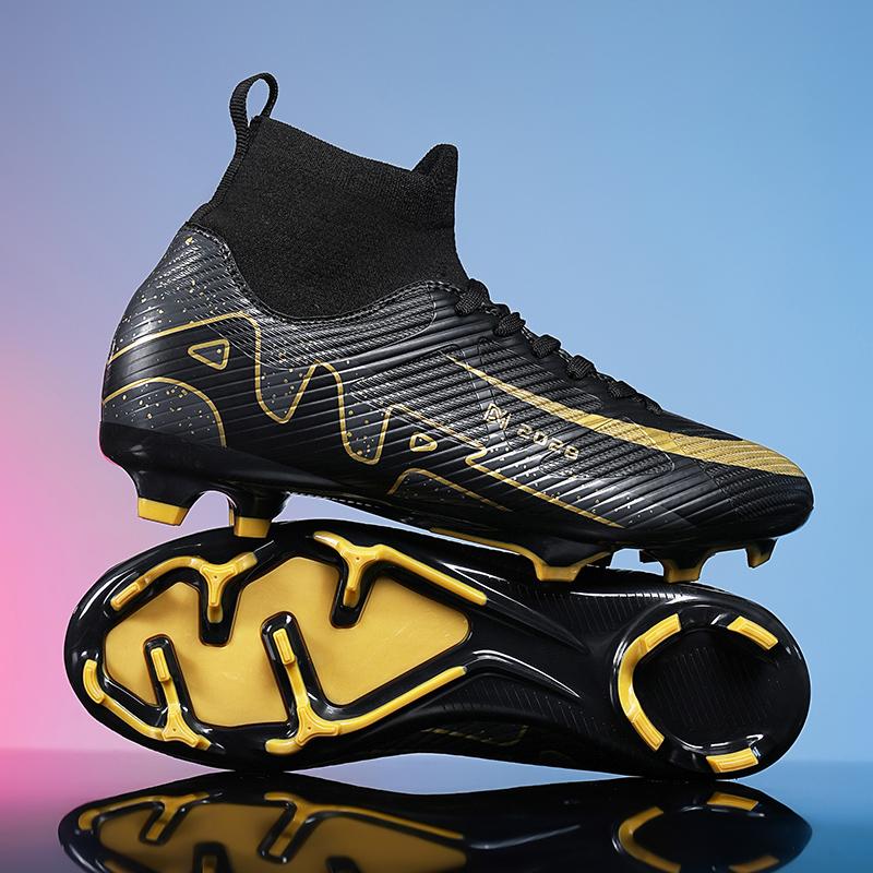 Modische Rosa Fußballschuhe Herren Professionell Leicht Socke Herren Fußballschuh Outdoor Rutschfest Original Fußballschuh Sneaker