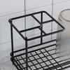 Non-Slip Toothbrush Holder Carbon Steel Electric Toothbrush Stand Toothpaste Shelf  Bathroom