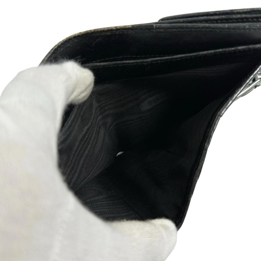 GUCCI Bifold Wallet black mens used