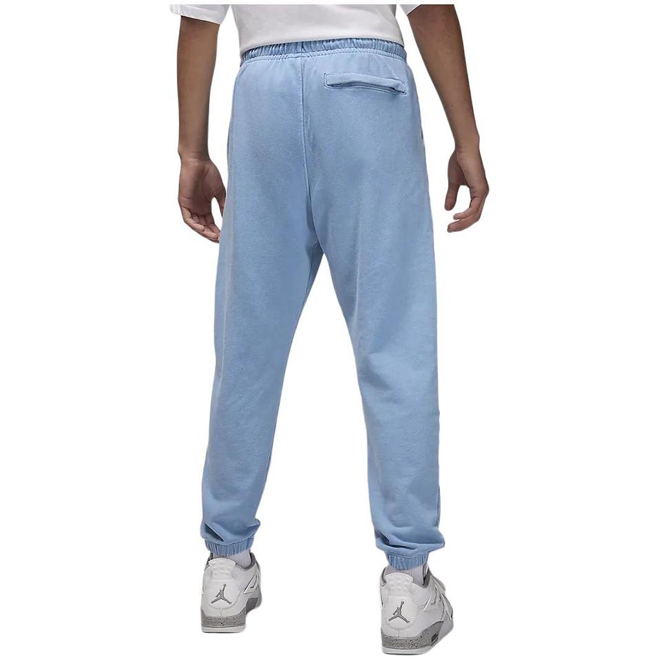 Jordan Essentials Solid Color Drawstring Casual Cuffed Knit Joggers Men Joggers Blue Gray FB7299-436