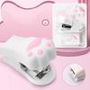 Cute Design Cat Paw Stapler Multifunctional Cat Claw Stapler Binding Machine Mini Stapler Set  Home