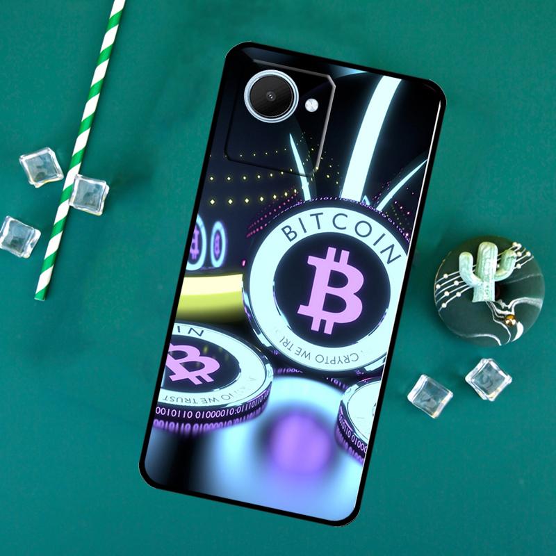 Bitcoin BTC For Realme 15 14 13 12 11 10 Pro Plus C65 C67 C63 C61 C55 C51 C53 C35 C75 GT6 GT7 Pro Case