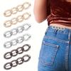 6 Pcs Adjustable Jeans Button, Pant Waist Tightener, Jean Button Pins for Waist Pins No Sewing Tightening