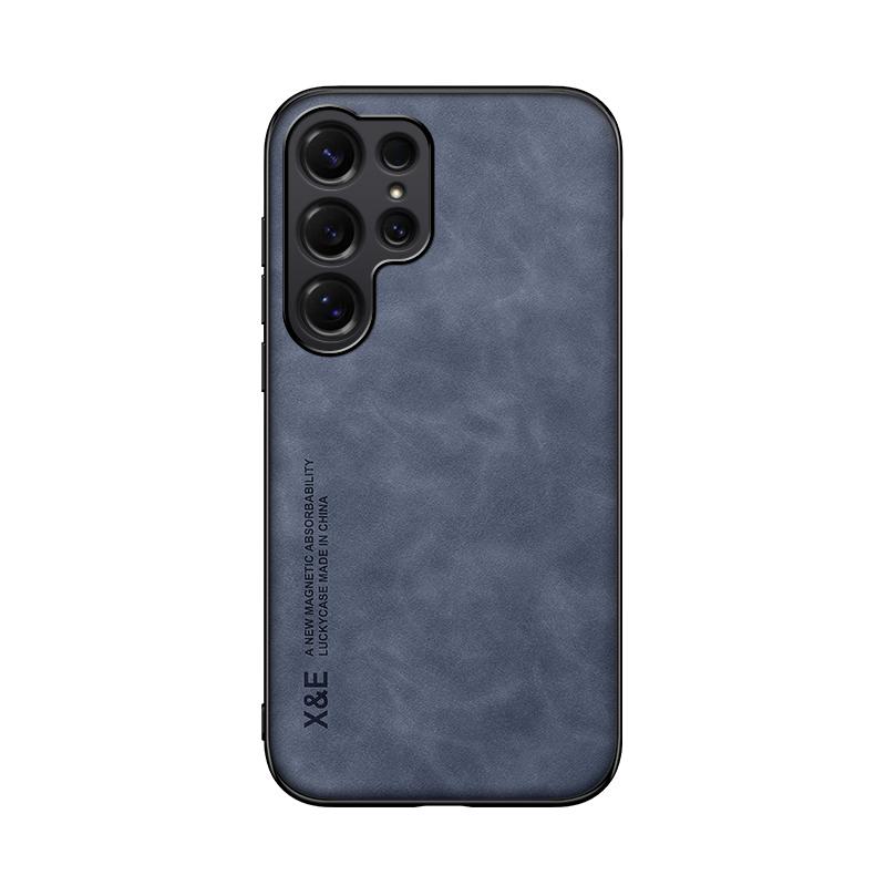 Skin Feel Leather Phone Case for Samsung Galaxy S23 S24 S25 FE S26 Ultra Plus A57 A37 A17 A07 A26 A06 A36 A56 A16 Cover Luxury