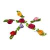 Hochzeit Klein Mehrfarbig Mini Schleifenrosen Schleife Dekorationen Künstliche Rosetten Stoffblumen