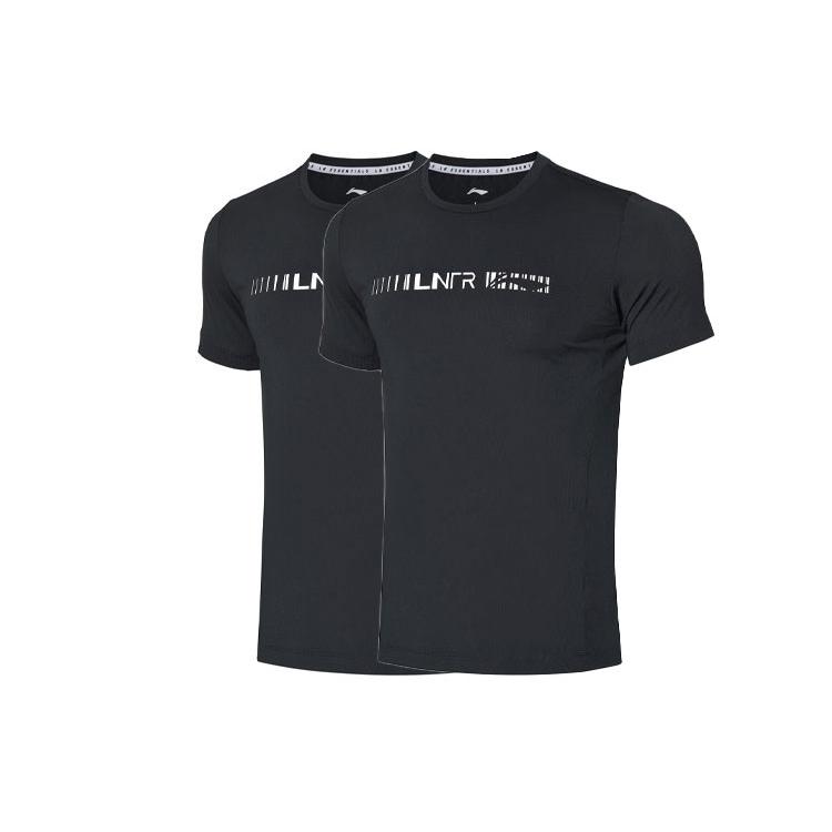 Li Ning Training Series T Shirts Men's Crew Neck Moderate Straight Fit ATSQ059-1