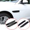 2 st Svart För Jaguar XF XFL XE F-Pace F pace X761 ABS Kolfiber Bil Sidokylare Ventilationsgaller Trimskydd Biltillbehör
