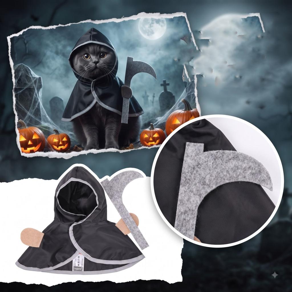 Halloween Costume Cloak for Small Halloween Party Dress Up