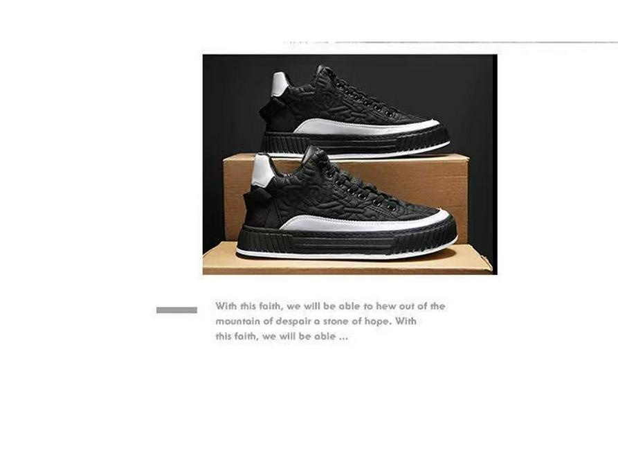 Men's Plus Size Breathable Canvas Shoes: Versatile Thick-Soled White Board Shoes for Sports & Casual Wear