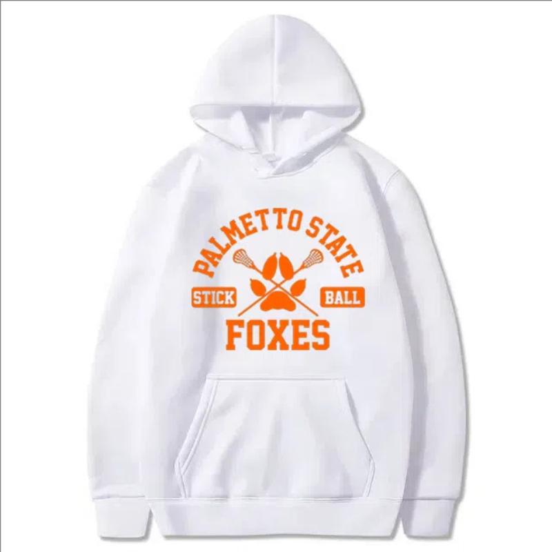 FOXES PALMETTO STATE Women Retro Prin Hoodie Women Fashionable Street Outdoor Sportswear Autumn and Winter Trend Design Hoodie
