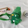 Kreslený dinosaurus Crossbody kabelky Chlapci Dívky Roztomilé děti Náprsní tašky Přes rameno Cestovní batoh pro děti