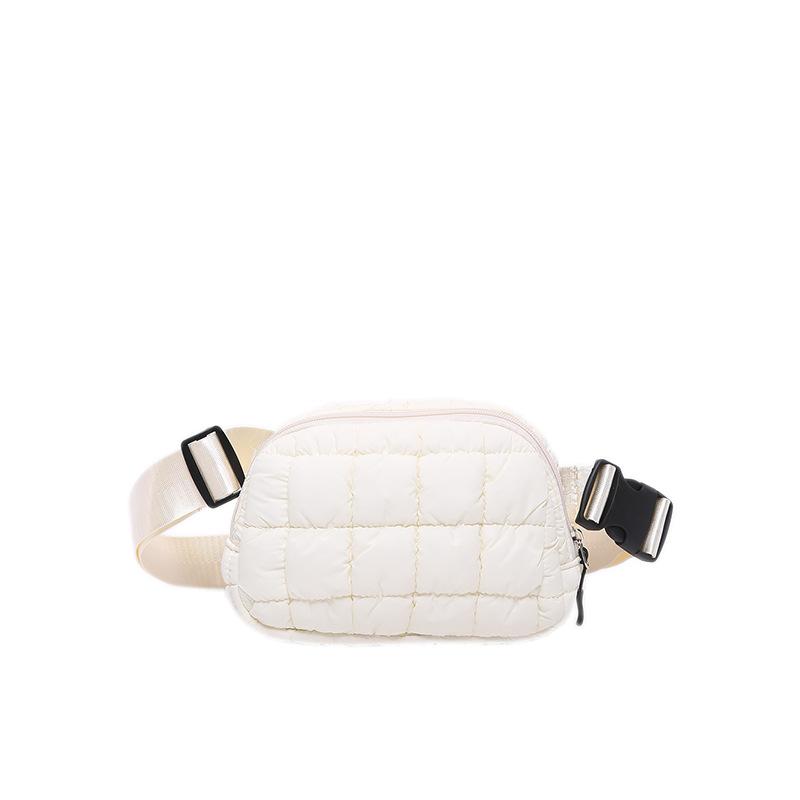 

Female waist bag candy-colored outdoor sports shoulder bag casual multi-functional chest bag белый
