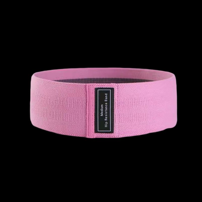 

Gym Sports Latex Non Slip Hip Training Elastic Band Pink [60 lbs for novice]]