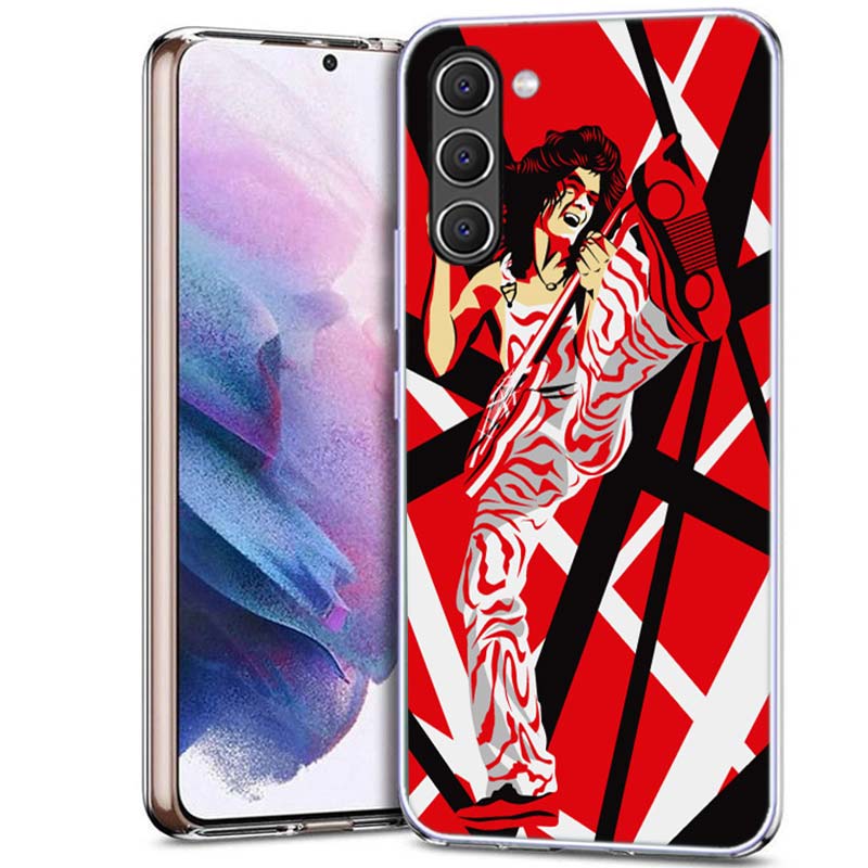 Eddie Van Halen Graphic Guitar Phone Case for Samsung A54 A14 A24 A34 A17 A37 A57 A55 A35 A25 A15 A13 A23 A33 A53 A07 A05S A04S