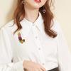 Fashionable Sophisticated Parrot Lapel Pin with Dripping Oil Designs Contrast Accessory for Party Supplies Costumes