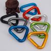 Aluminum Alloy Outdoor Triangular Carabiner Locking Carabiner Clip Keychain Clips for Backpack Camping Hiking Traveling