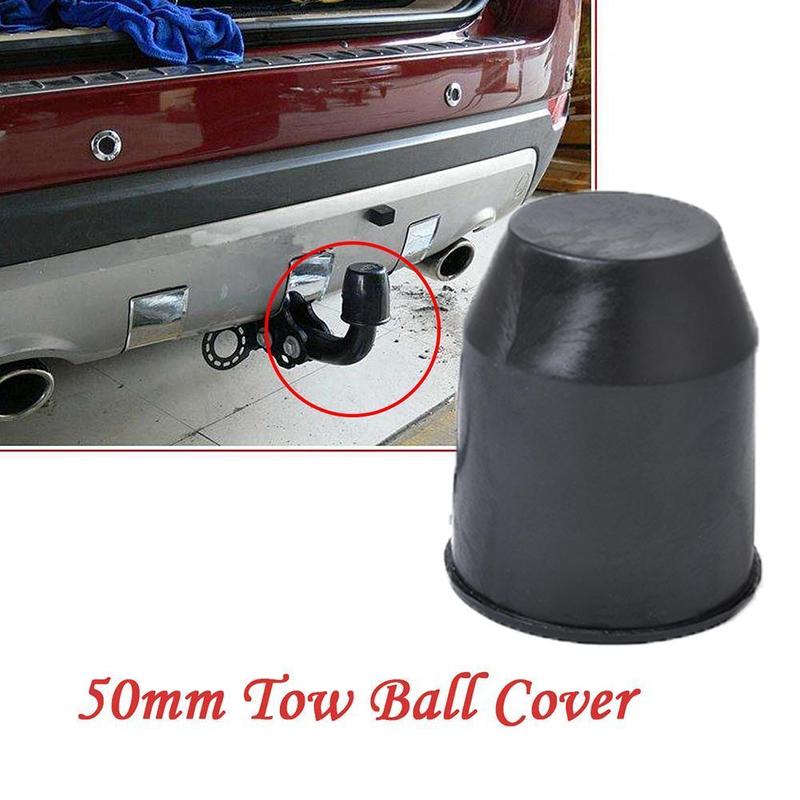 Universal 50mm Car Auto Tow Bar Ball Cover Excellent ABS Plastics Prolonged Hitch Caravan Trailer Towball Protect