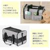 Petit Ruban Pet Box Carrier 3WAY Pet Carrier Carrying Bag Carrying Case Gray M Drive Box Cat Dog Foldable Color
