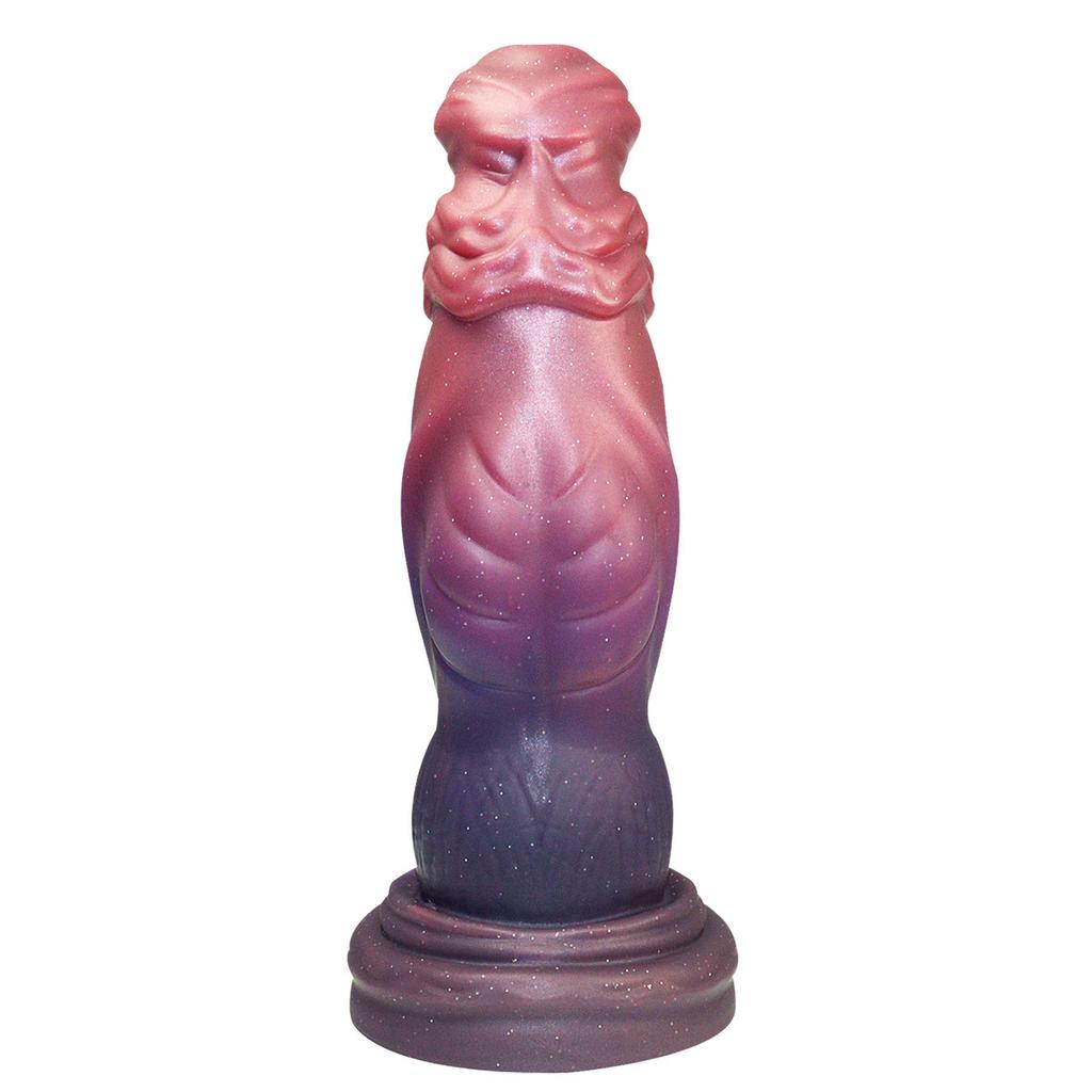 Extra Large Silicone Penis Shaped Mixed Color Luminous Simulation Penis  Male And Female Masturbation Device Adult Sex Toy