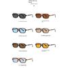Fashion Retro Rectangle Small Frame Sunglasses For Men And Women Unisex Brown UV Protective Shades