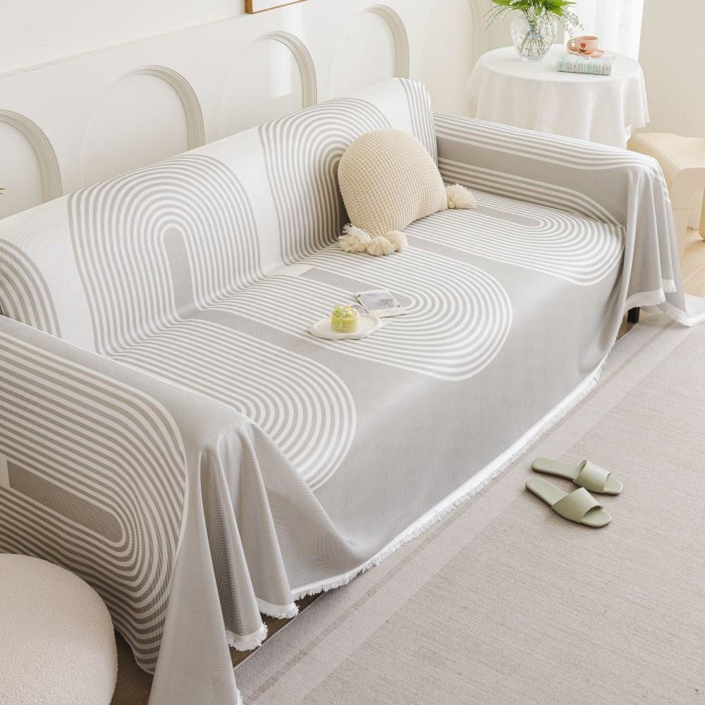 Living Room Sofa Mat Throw Blankets  Summer Ice Silk Sofa Towel Camping Picnic Blanket Cover Sofa Cover