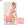 DX-Dance Kostüm Kinderkostüm Frühling Kurzarm Mädchen Schleife Ballettkleid Mädchen