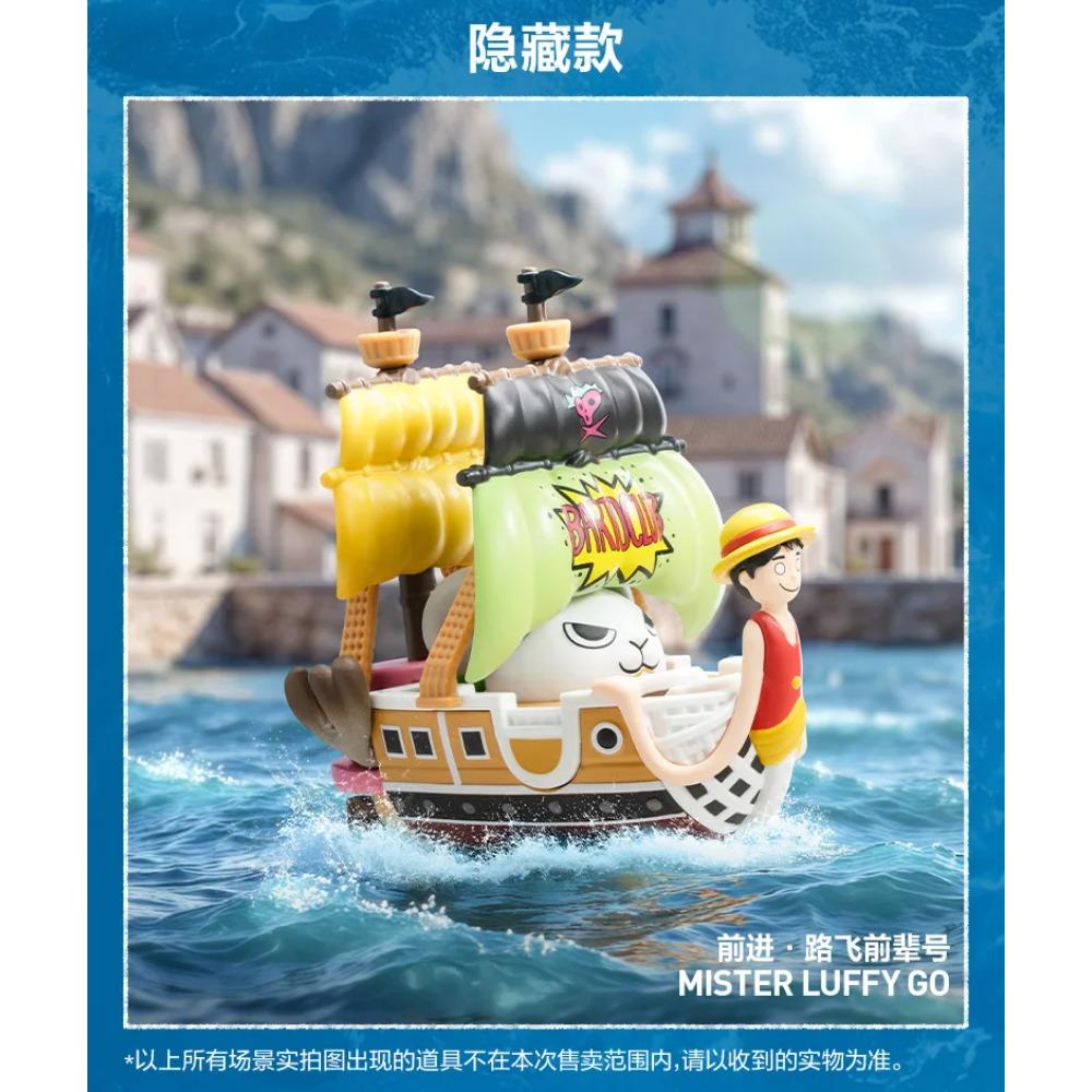 POP MART One Piece Thousand Sunny Ship Great Route Series Collectible Fashion Anime Vehicle Model For Anime Fans And Collectors