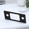 Door Lock Strike Plate Stainless Steel Deadbolt Front Door Reinforcement Security Metal Plate Deadbolt Installation