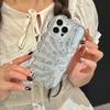 Creative 3D Shell TPU Mobile Phone Case for 11-16 Pro Max with Glitter Transparent Shockproof Design