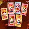 6pcs Chinese Style Lucky Red Pocket Cartoon New Year Money Bag  New Year Celebration