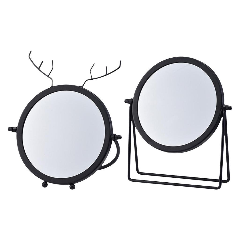 Desktop Makeup ° Rotation Mirror Small Stand Mirror for Tabletop