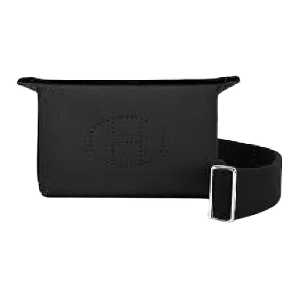 HERMES Videpoches Silver Tone Buckle Togo Calfskin Videpoches Bag, Fanny Pack, Crossbody Bag, Shoulder Bag Men's Black H084283CKAC
