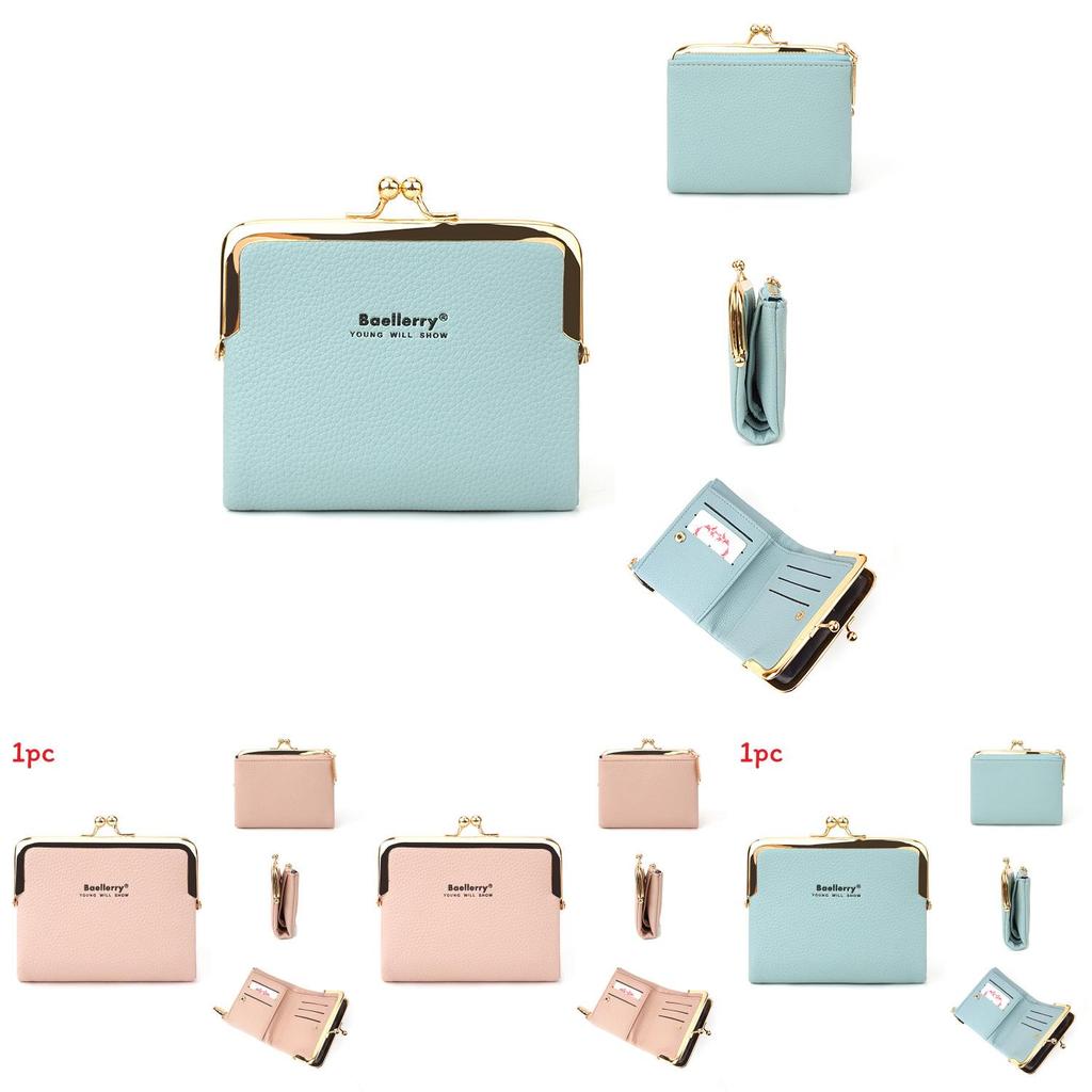 Baellerry Womens Short Purse With Pu Material And Antitheft Design For Daily Use
