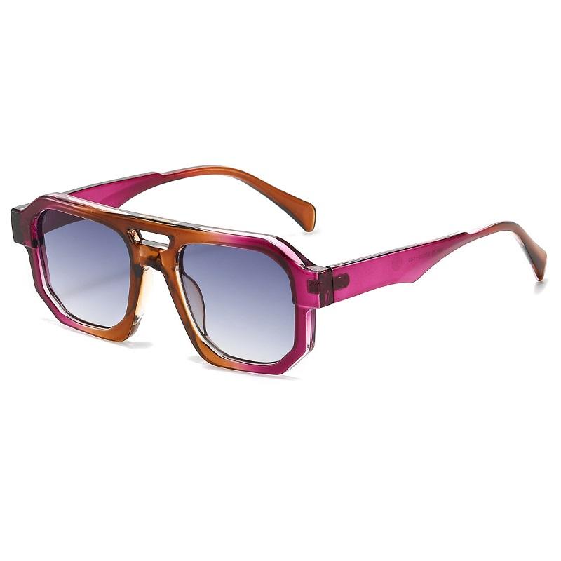 

New Square Sunglasses Women Men Retro Pilot Shades Brand Female Luxury Sun Glasses Vintage Fashion Feminino Uv400 as picture