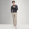 Men's Mock Neck Wool Blend Sweater