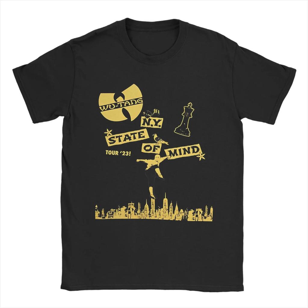 Wu-Tang Clan x Run The Jewels "The Final Chamber" Samurajský válečník Grafický potisk Hip-Hop Rap Streetwear Tričko
